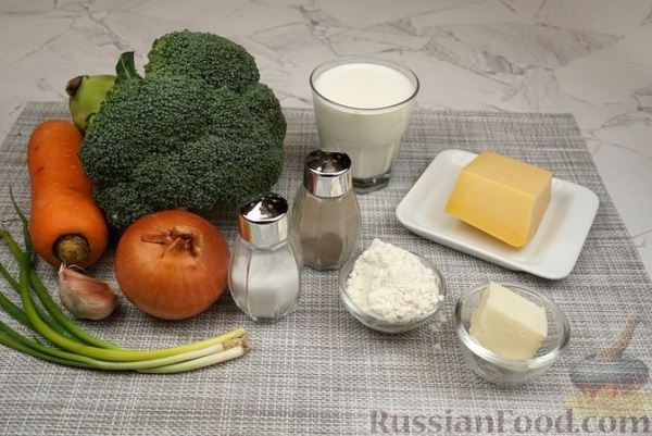 Сырный суп с брокколи и сливками